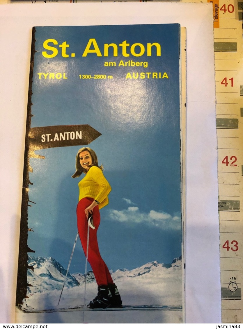 St.Anton Am Arlberg Tyrol Austria - Toeristische Brochures