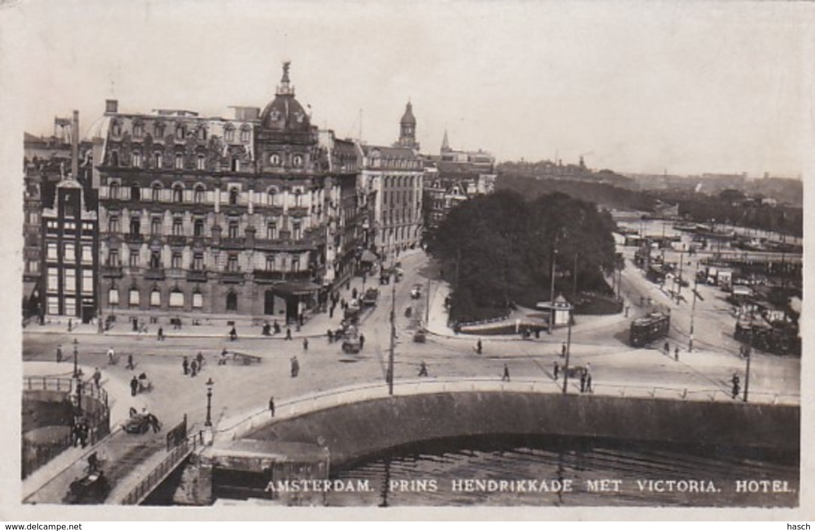 268821Amsterdam, Prins Hendrikkade Met Victoria Hotel – 1931 (zie Hoeken) - Amsterdam