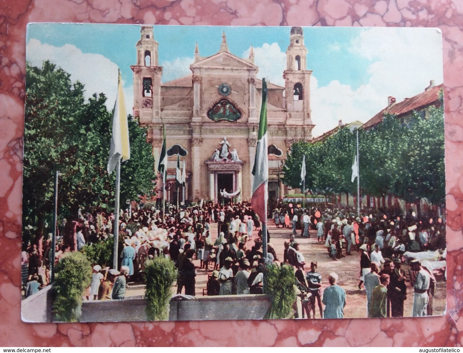 Pietra Ligure - Chiesa San Nicolò Di Bari - Anni '50 - Cartolina Viaggiata + Spese Postali - Altri & Non Classificati