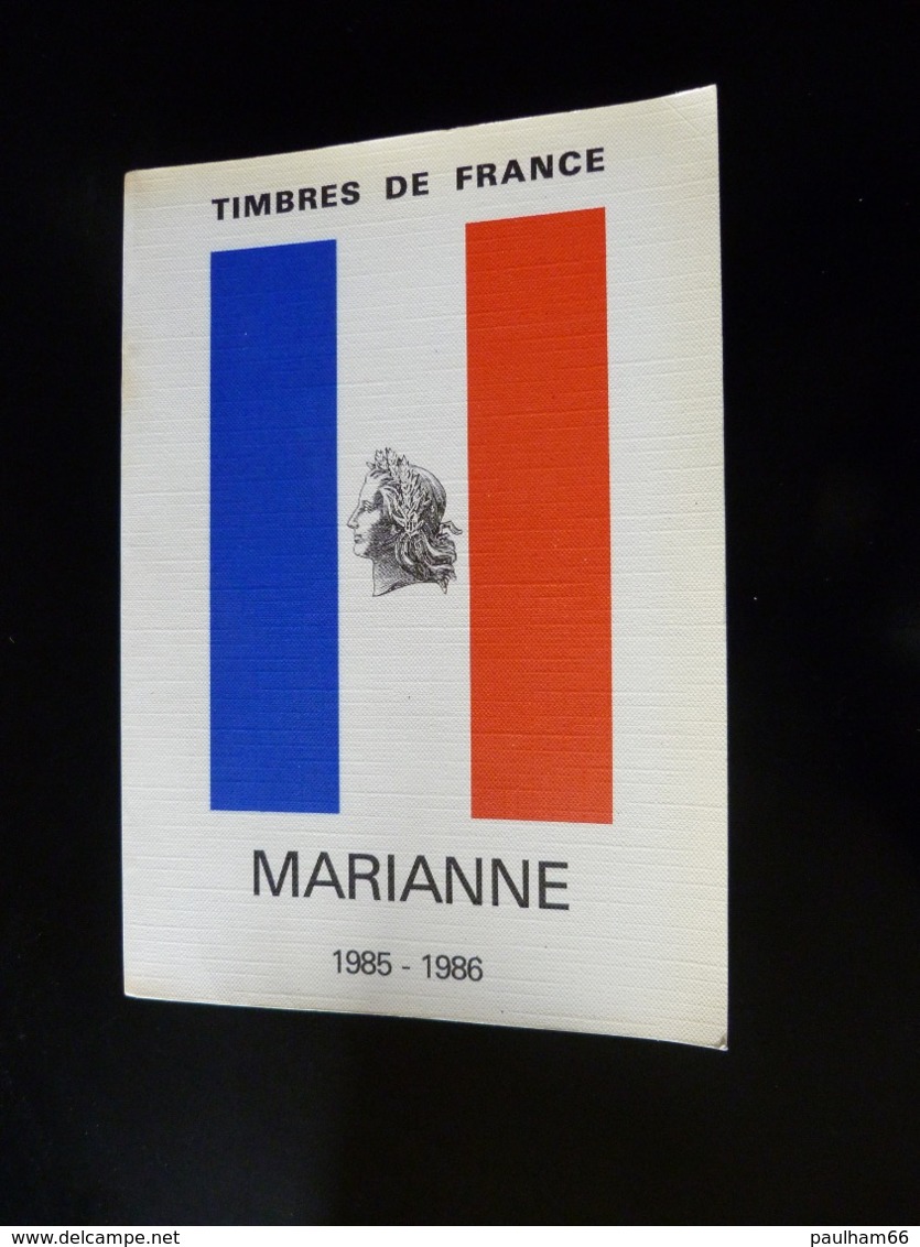 CATALOGUE TIMBRES DE FRANCE  -  MARIANNE  1985 - 1986 - Guides & Manuels