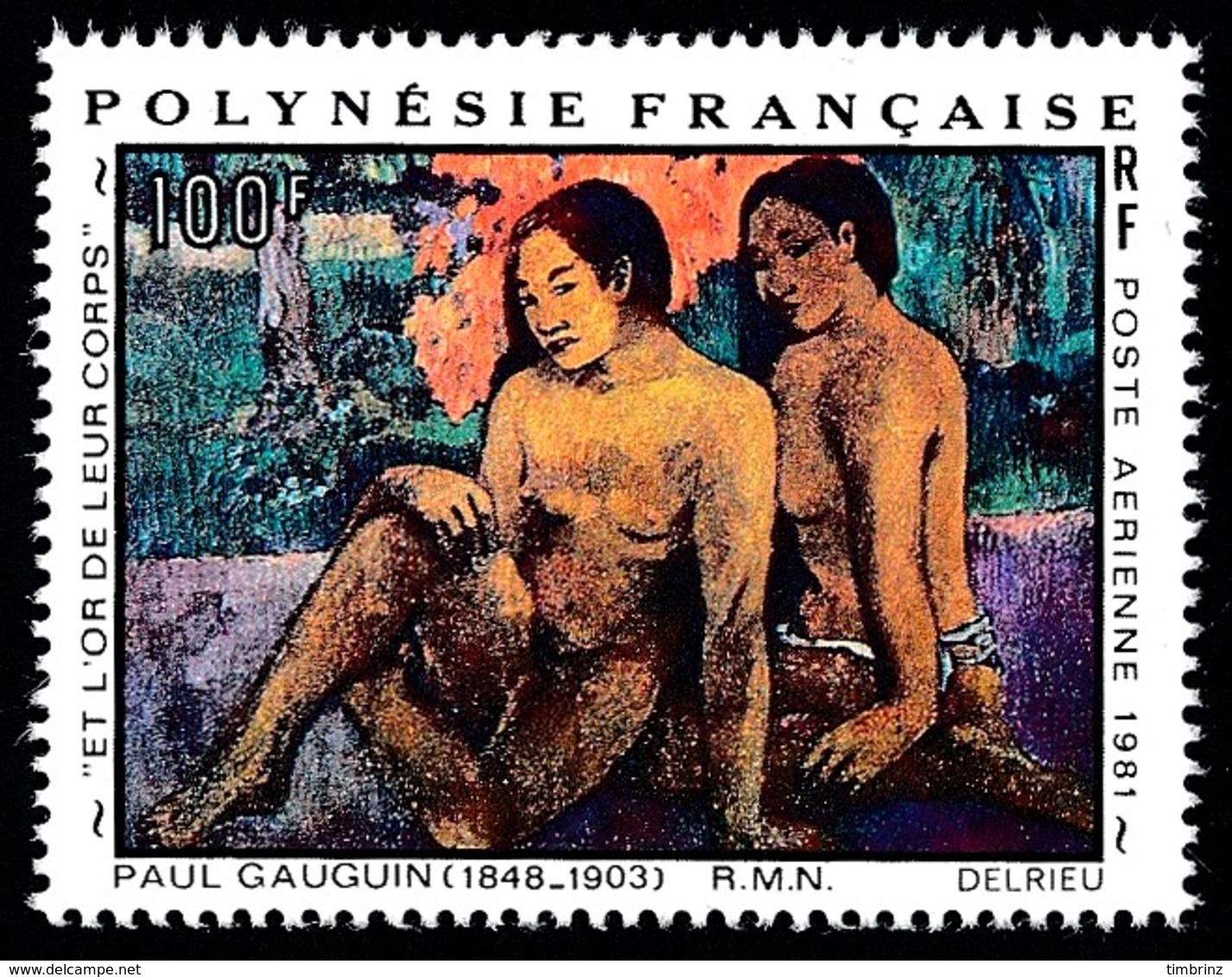 POLYNESIE 1981 - Yv. PA 160 **   Cote= 5,50 EUR - Tableau De Paul Gauguin  ..Réf.POL24436 - Neufs