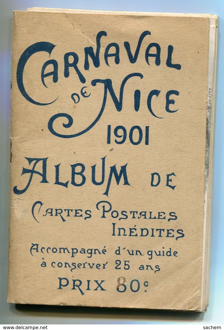 06 NICE 14 Cartes Carnaval 1901 Avec Couverture Désolidarisée   D18 2019 - Carnaval