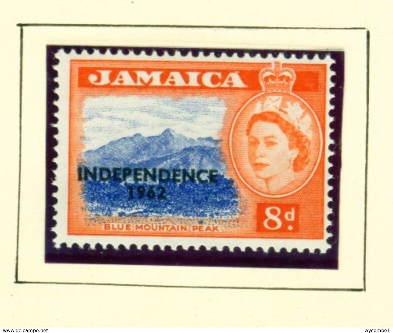 JAMAICA - 1962 Independence Definitive 8d Opt. Lower Left Set Unmounted/Never Hinged Mint - Jamaica (1962-...)