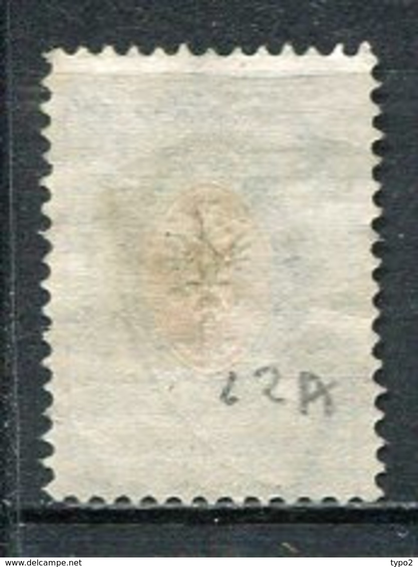 RUSSIE - Yv N° 22A Fil (o)  20k Lignes Horizontales  Cote 15 Euro  BE  2 Scans - Used Stamps