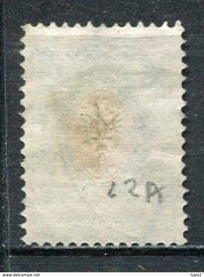 RUSSIE - Yv N° 22A Fil (o)  20k Lignes Horizontales  Cote 15 Euro  BE  2 Scans - Gebraucht