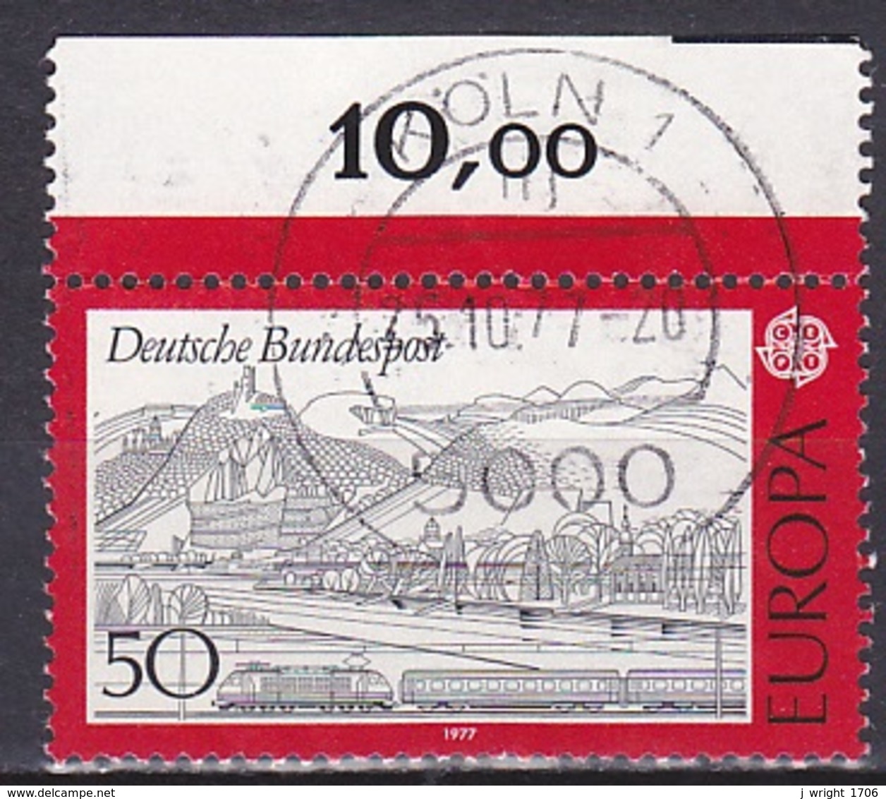 FRG/1977 - Mi 935 - 50 Pf - USED/'KÖLN 1` - Gebruikt