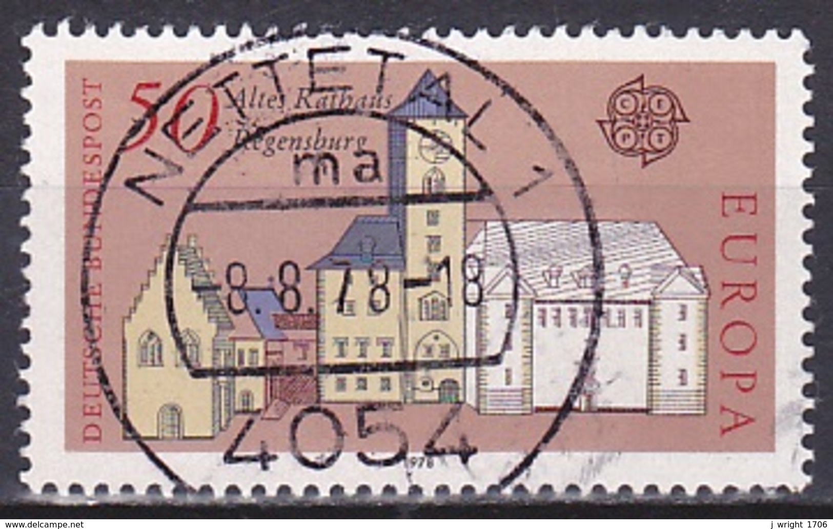 FRG/1978 - Mi 970 - 50 Pf - USED/'NETTETAL 1' - Oblitérés