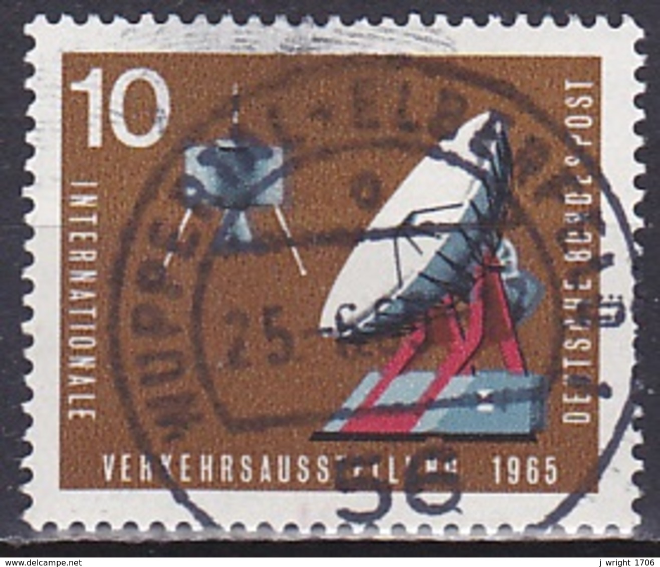 FRG/1965 - Mi 469 - 10 Pf - USED/'WUPPERTAL-ELBERFELD 1' - Usados