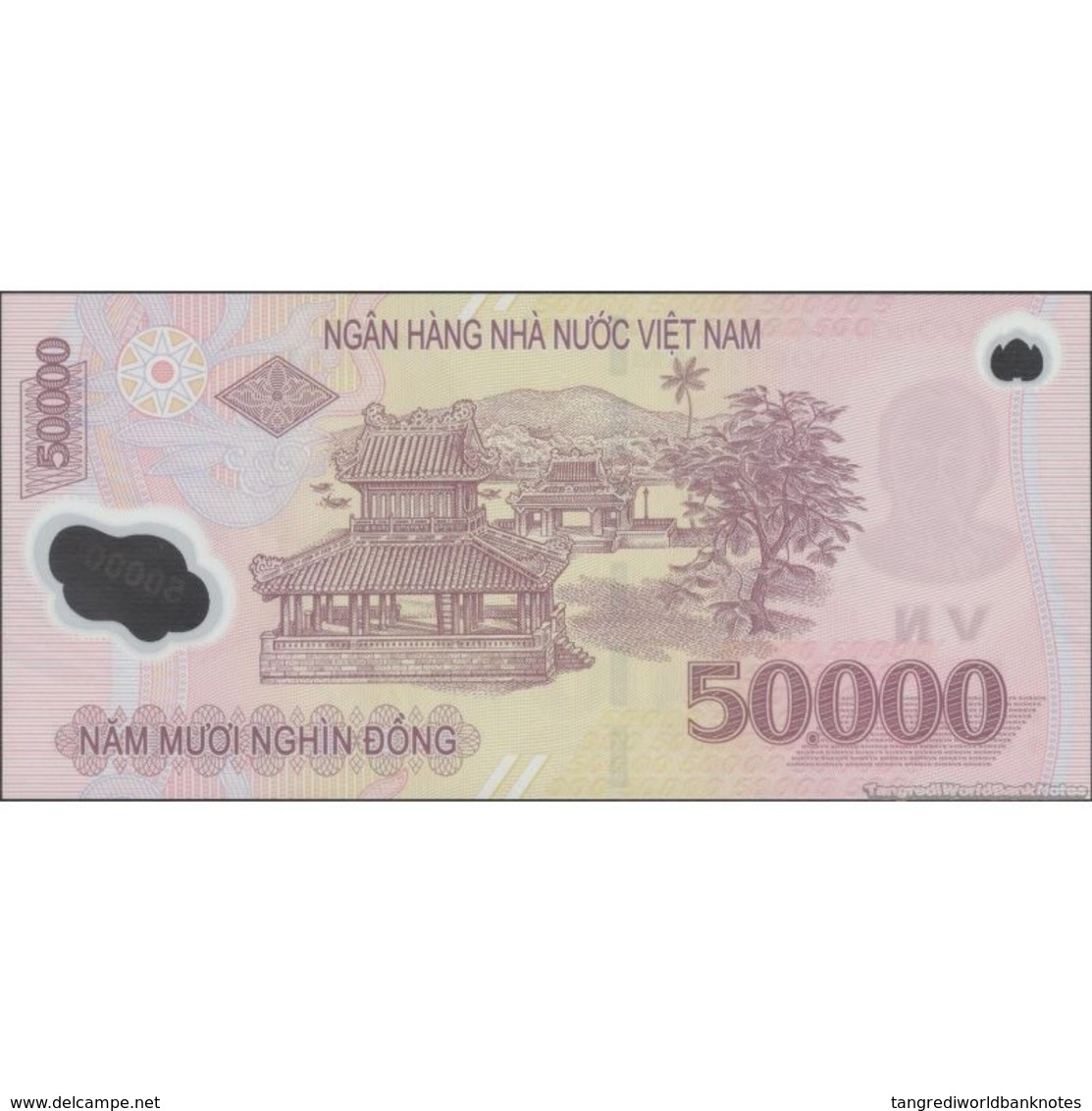 TWN - VIETNAM 121l - 50000 50.000 Đồ﻿ng 2017 Polymer - Prefix SO UNC - Vietnam