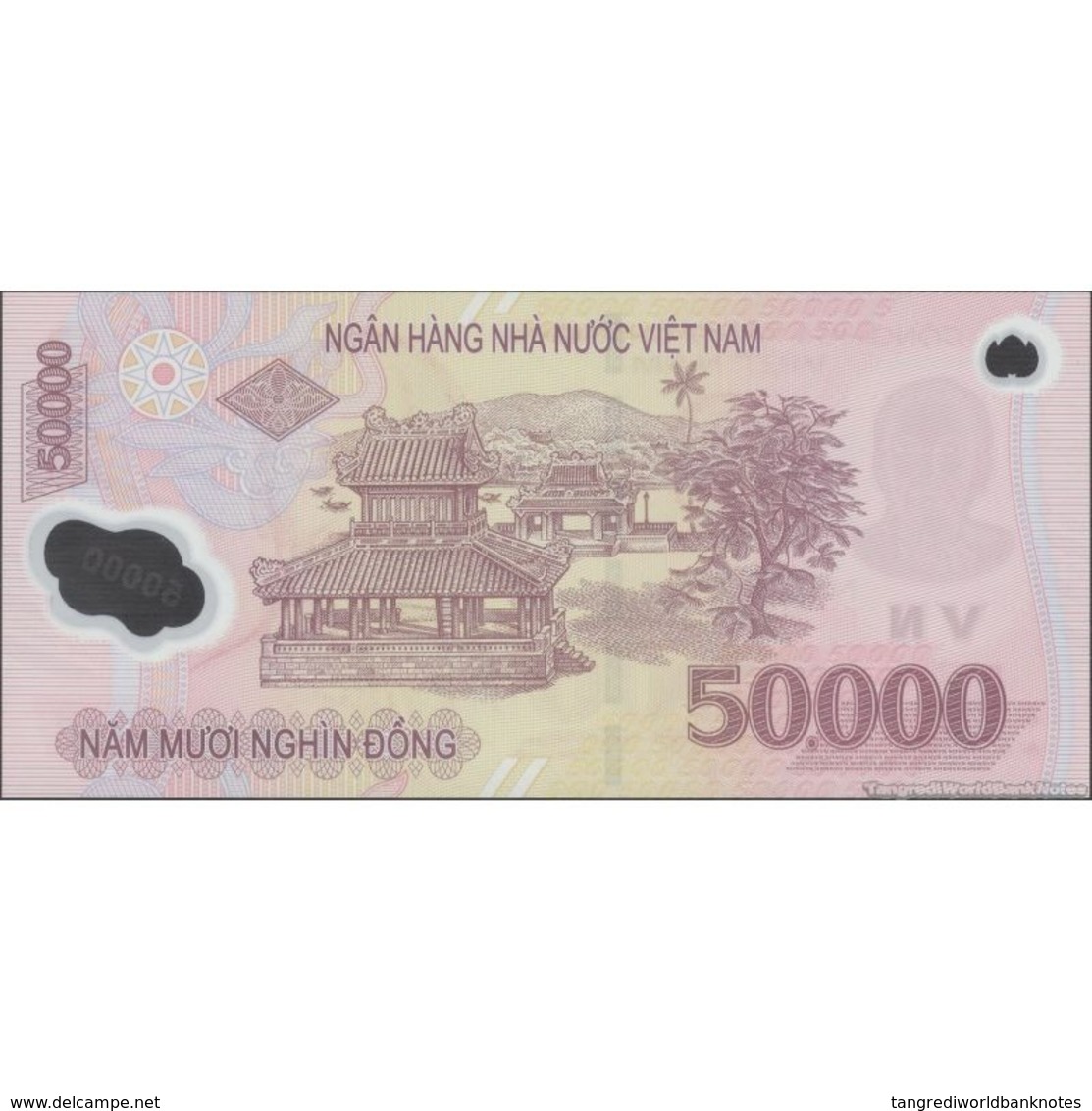 TWN - VIETNAM 121l - 50000 50.000 Đồ﻿ng 2017 Polymer - Prefix YG UNC - Vietnam