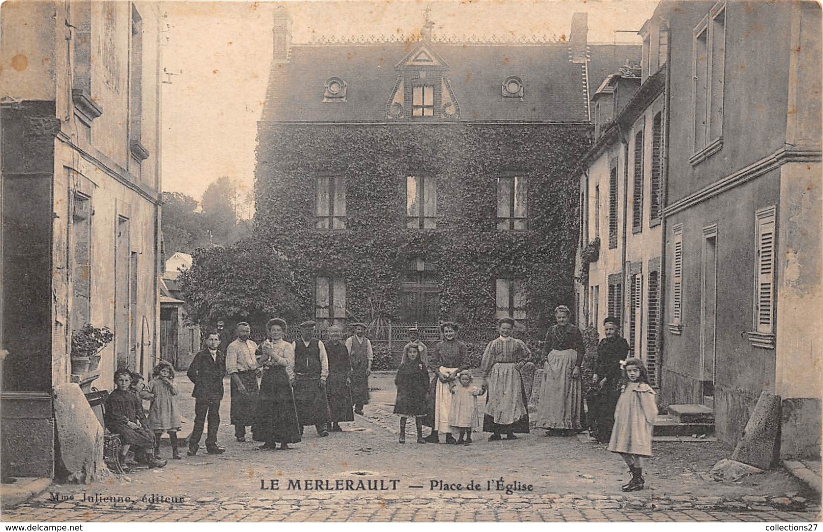 61-LE-MERLERAULT- PLACE DE L'EGLISE - Le Merlerault