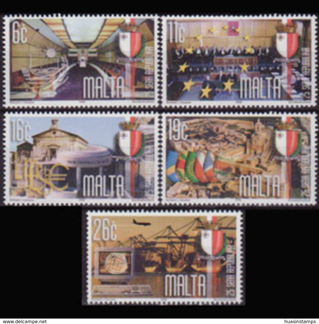 MALTA 1999 - Scott# 993-7 Rep.25th. Set Of 5 MNH - Malta