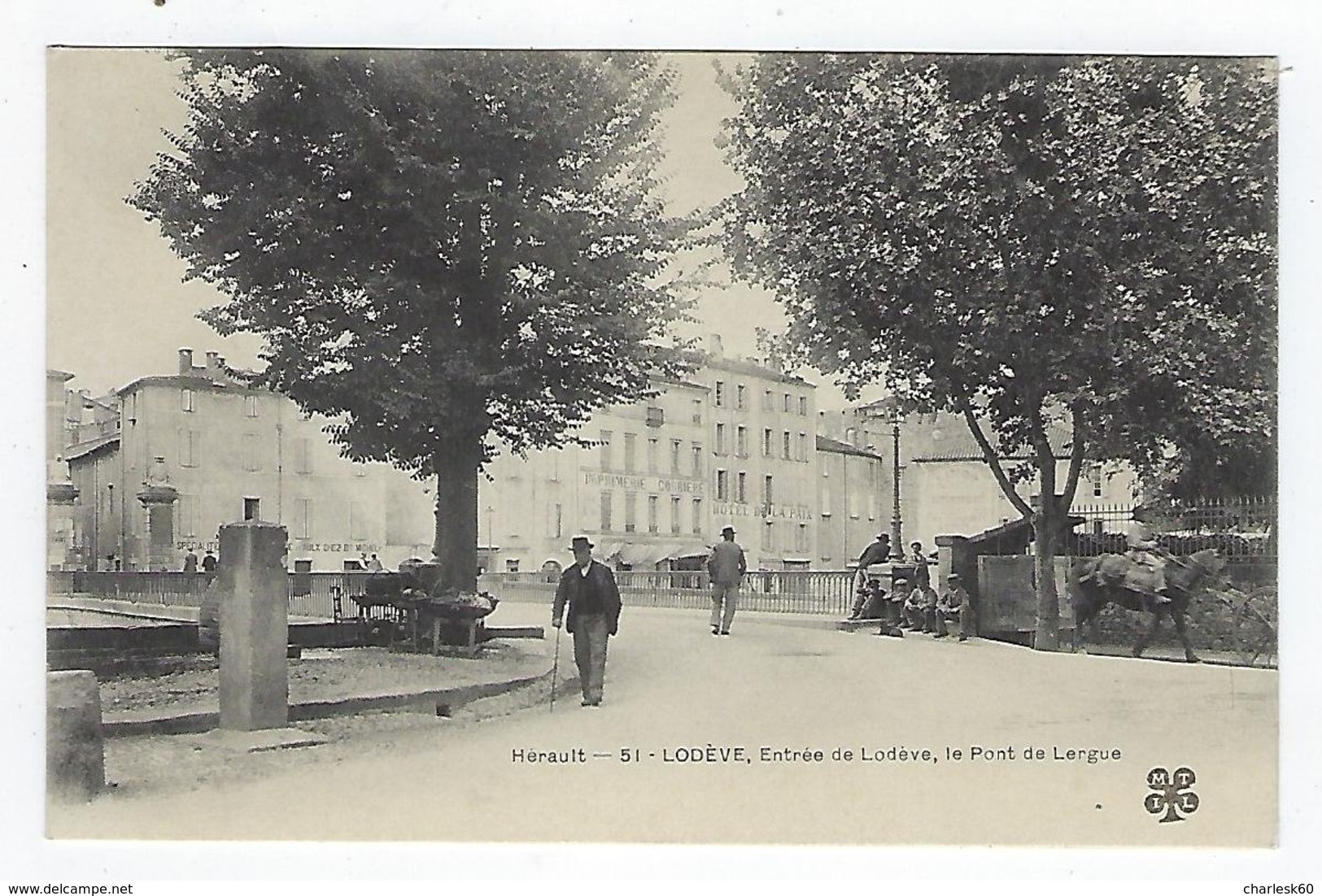 CPA -  34 - Lodève - Entrée De Lodève, Le Pont De Lergue - Lodeve