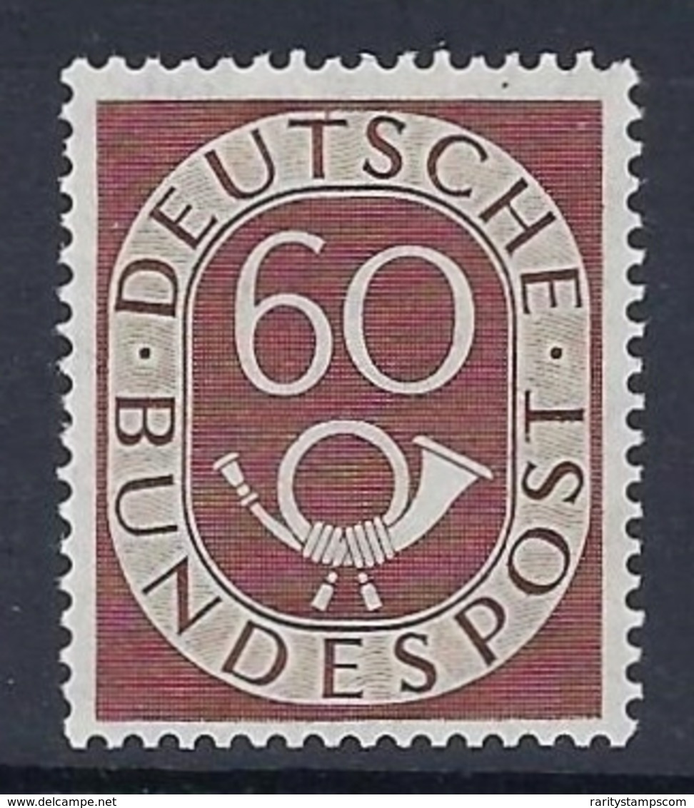 GERMANY FEDERAL 1951 POSTHORN NUMERAL Nº 21 - Ungebraucht