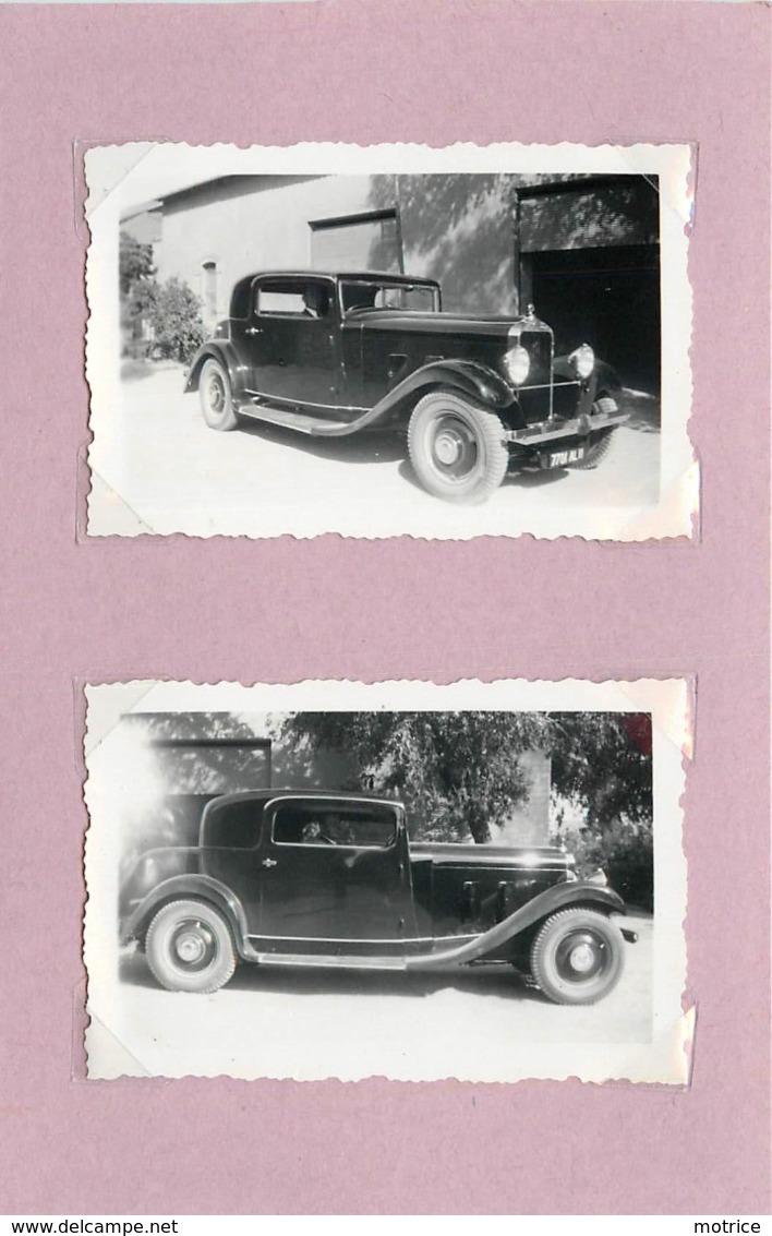 VOITURE  (à Identifier) -  (photo Années 30/40 , Format 7cm X 4,5cm) - Automobiles