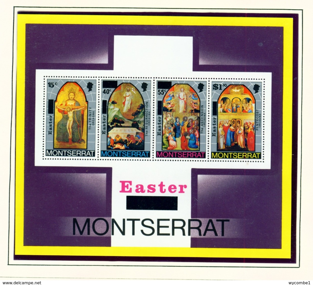 MONTSERRAT - 1976 Easter Miniature Sheet Unmounted/Never Hinged Mint - Montserrat