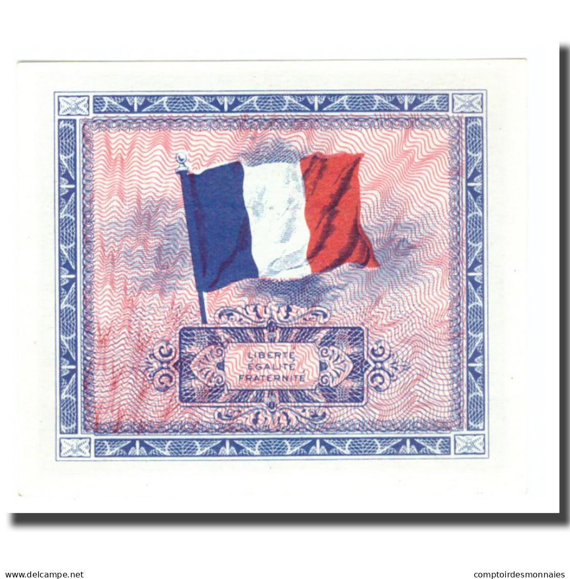 France, 2 Francs, Drapeau/France, 1944, 1944, SPL+, Fayette:VF16.2, KM:114b - 1944 Flagge/Frankreich