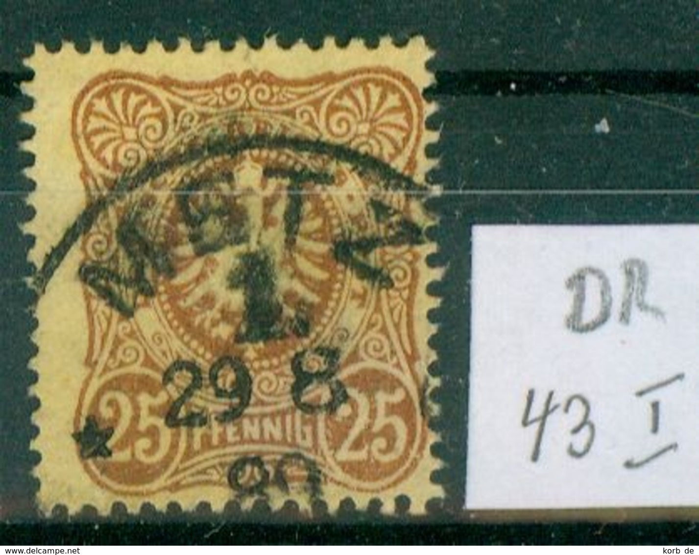 DR 1880  MiNr.  43 I     O / Used  (L790) - Gebraucht