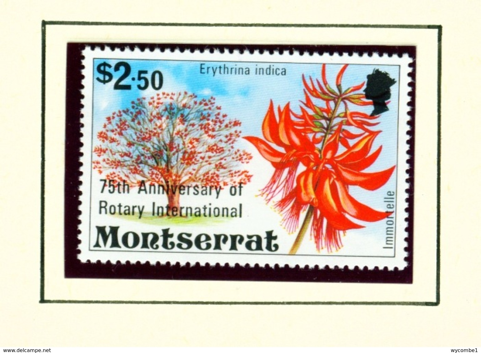 MONTSERRAT - 1980 Rotary International $2.50 Unmounted/Never Hinged Mint - Montserrat