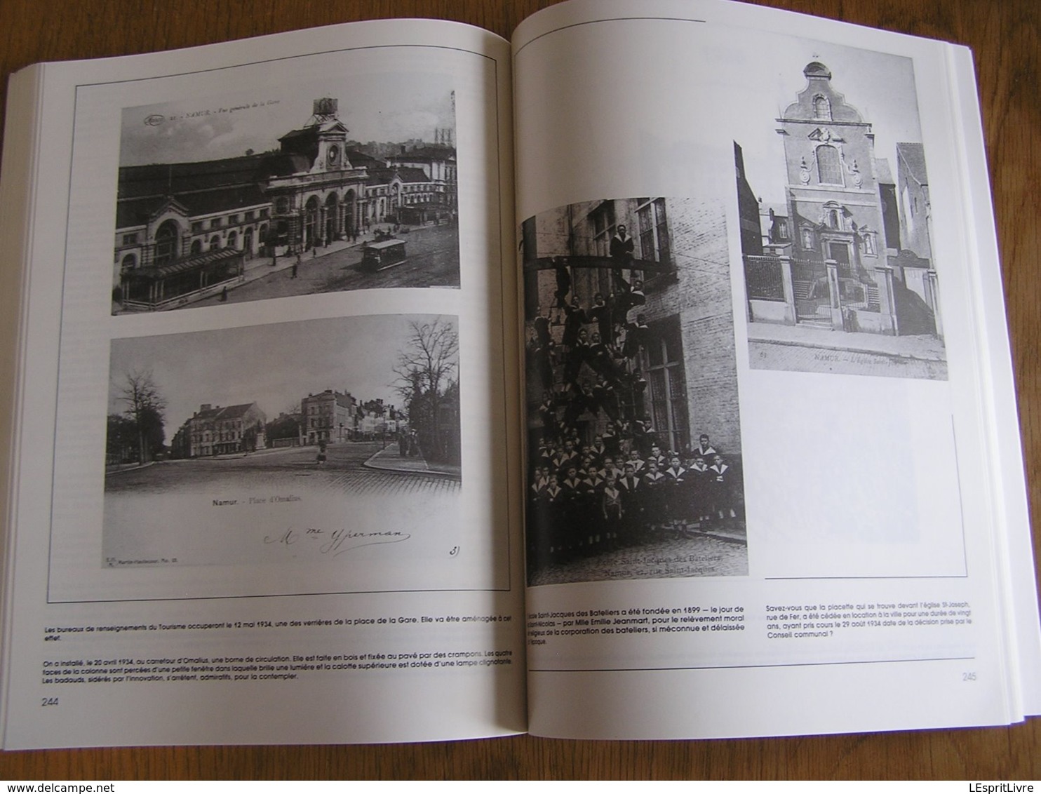 NAMUR REVUE 1915 1940 à Travers 25 ans de Gazettes Régionalisme Citadelle Armée 13 è Ligne Commerces Métiers Tram Meuse