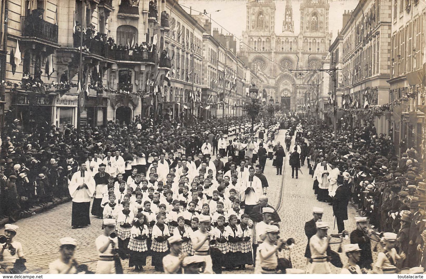 CARTE PHOTO 45 ORLEANS FETE DE JEANNE D ARC 1920 - Orleans