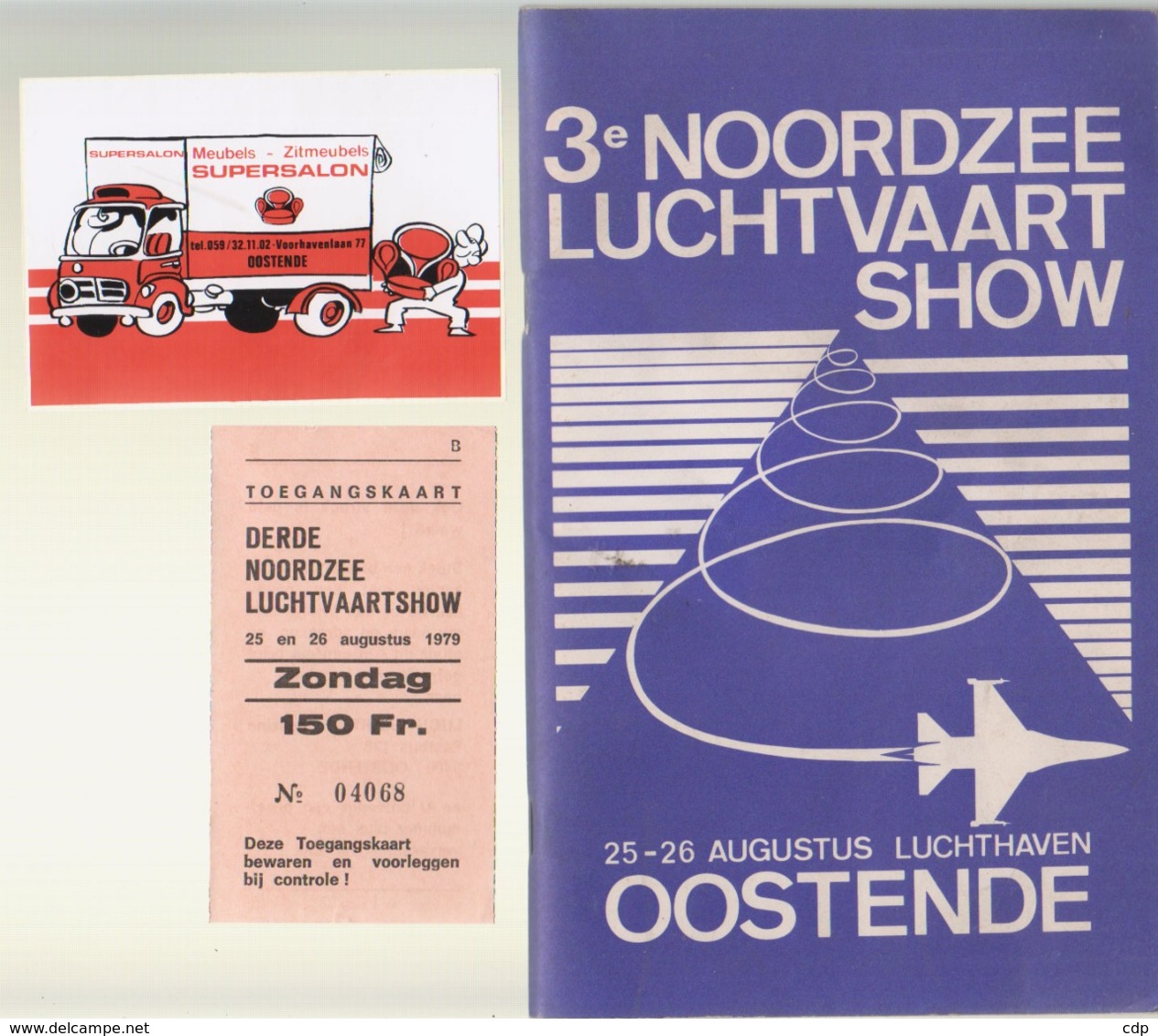 Oostende   Noordzee Luchtvaart Show   1979 - Programmes