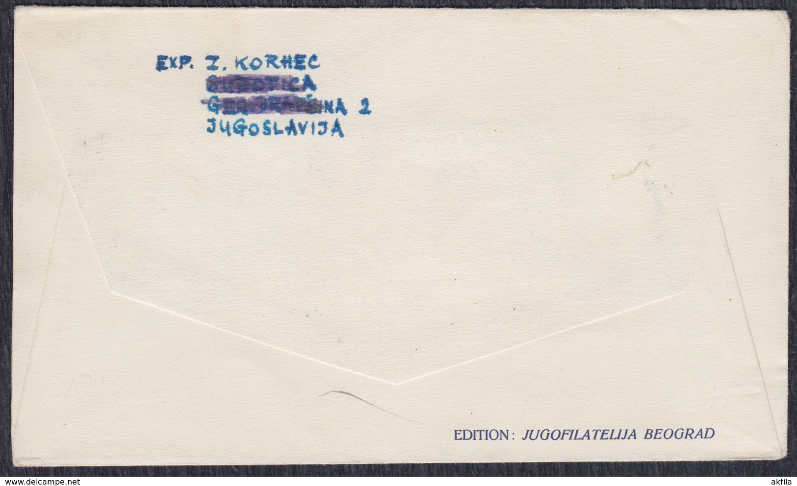 Yugoslavia 1953 Registered Letter With Complete Set Automobile And Motorcycle Races; Michel 724-727 - Lettres & Documents