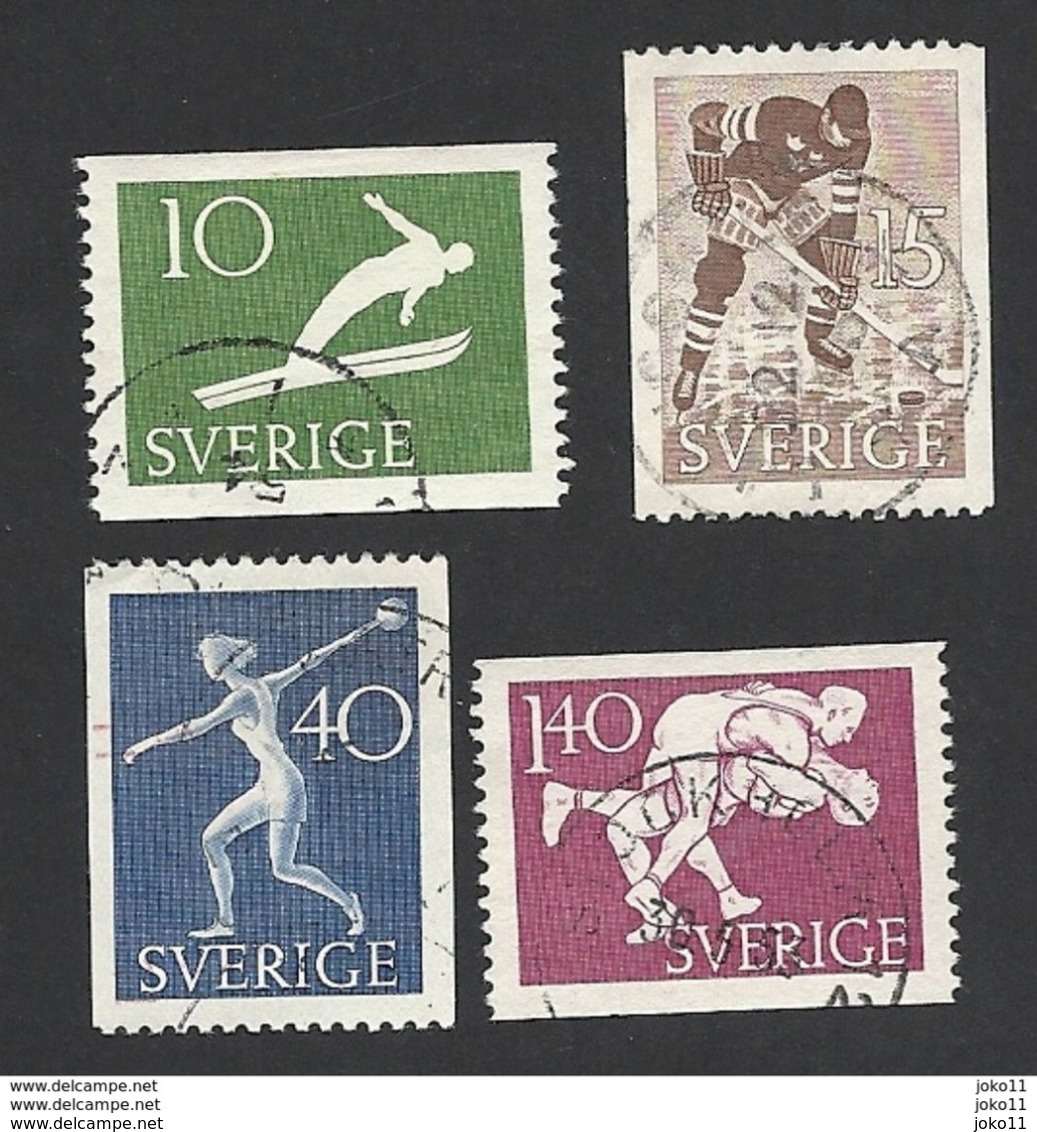 Schweden, 1953, Michel-Nr. 379-382, Gestempelt - Usati