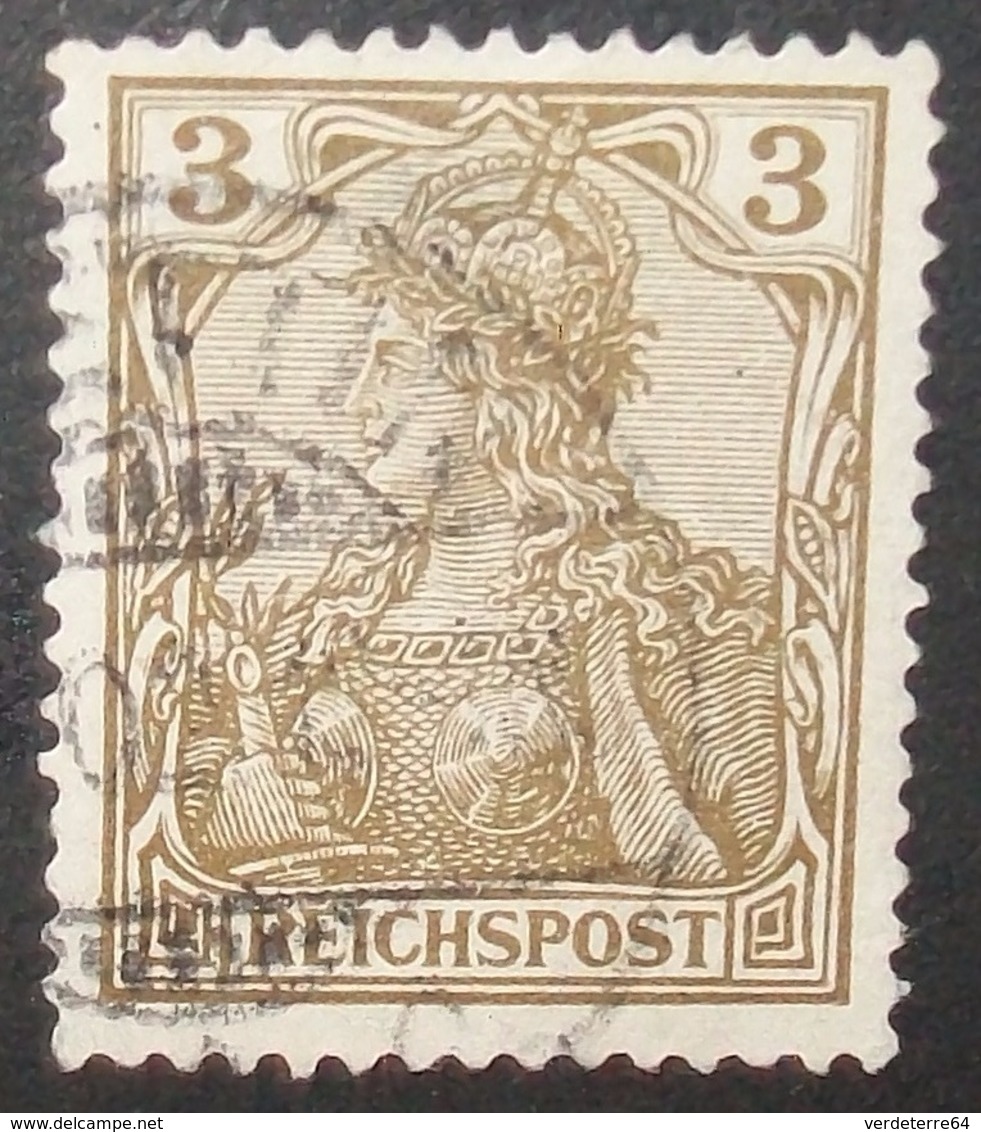 N°1655B TIMBRE DEUTSCHES REICH OBLITERE AVEC SIGNATURE GEPRUFT - Usati