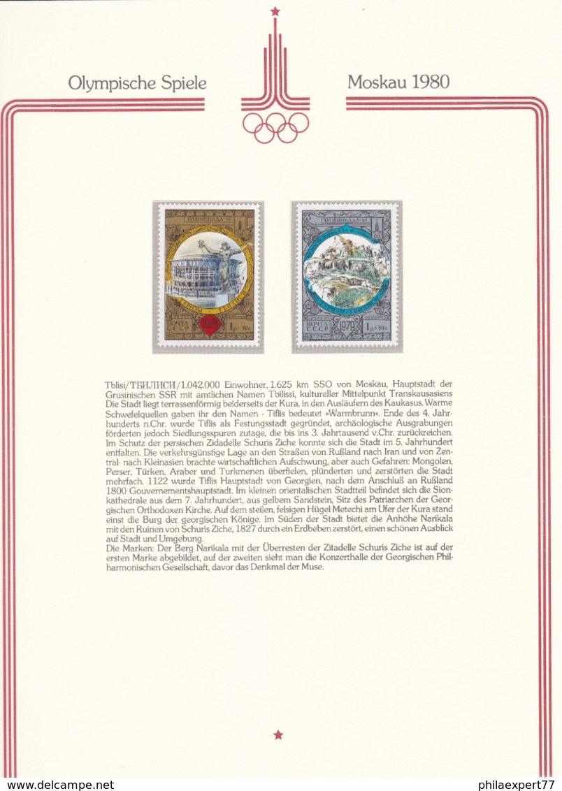 Sowjetunion - 1979 - Michel Nr. 4872/4877 - Postfrisch - Unused Stamps