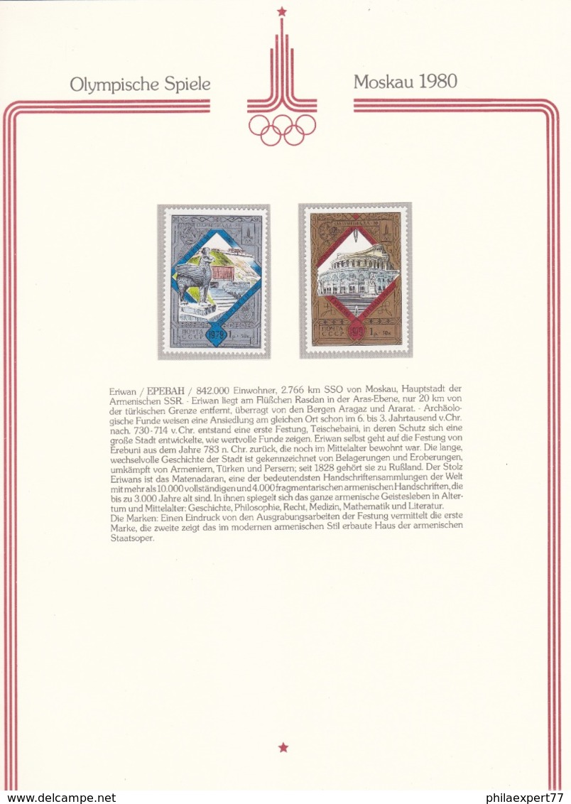 Sowjetunion - 1979 - Michel Nr. 4872/4877 - Postfrisch - Unused Stamps