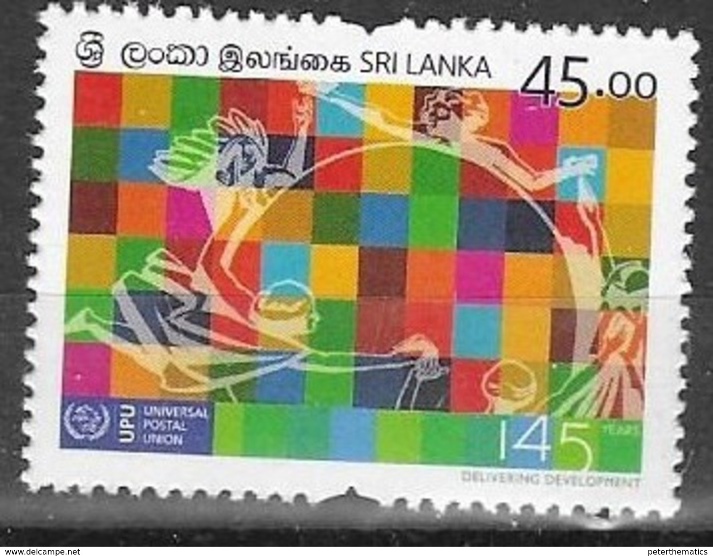 SRI LANKA , 2019, MNH,  UPU, POST, 1v - UPU (Universal Postal Union)