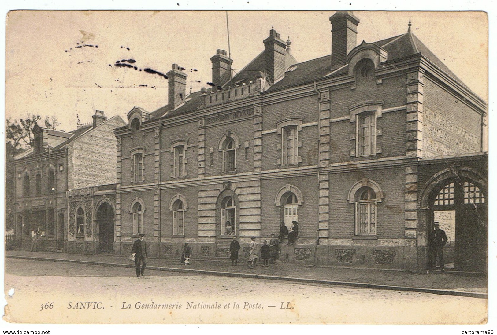 Sanvic / La Gendarmerie Nationale Et La Poste / Ed. LL / Etat ! - Autres & Non Classés