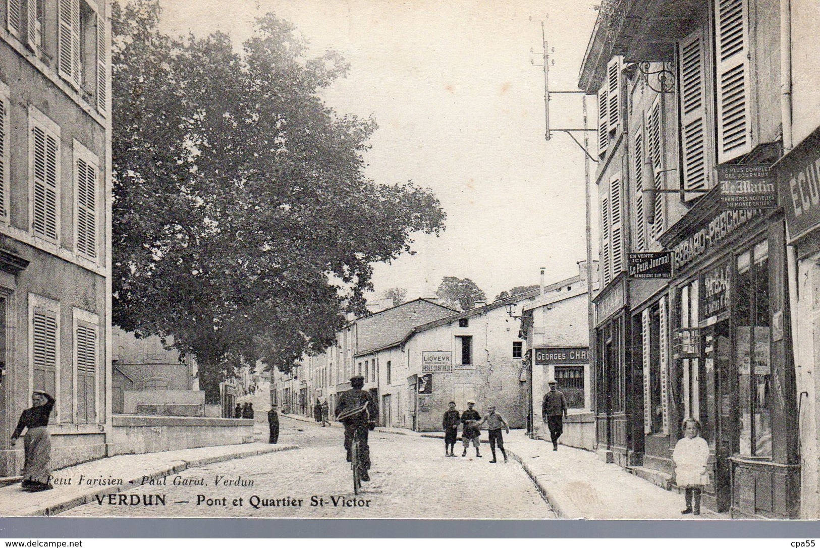 VERDUN  -  Pont Et Quartier Saint-Victor  -  Animation - Verdun