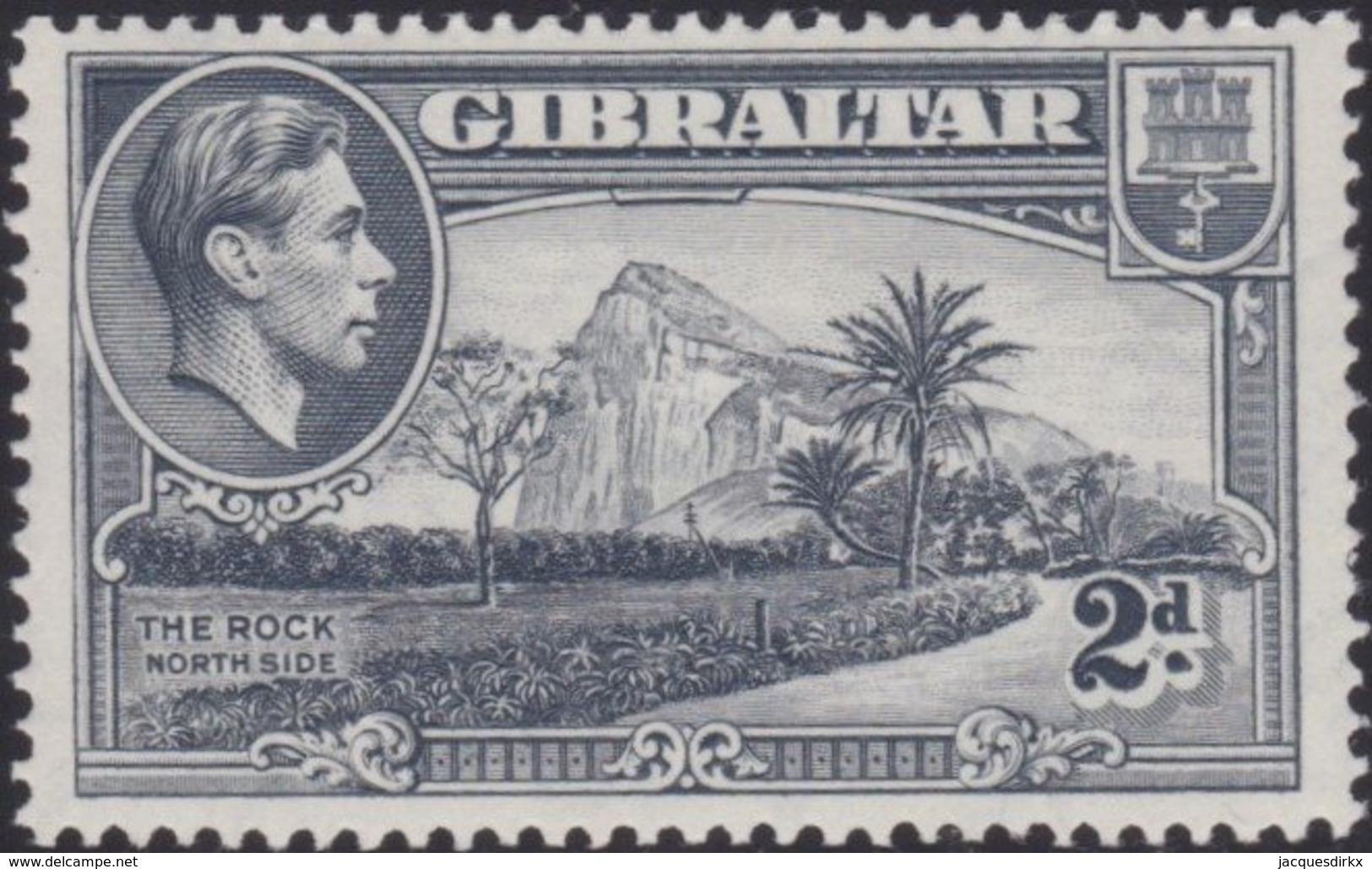 Gibraltar    .    SG   .    124         .     **     .    MNH      .   /   .   Postfris - Gibraltar