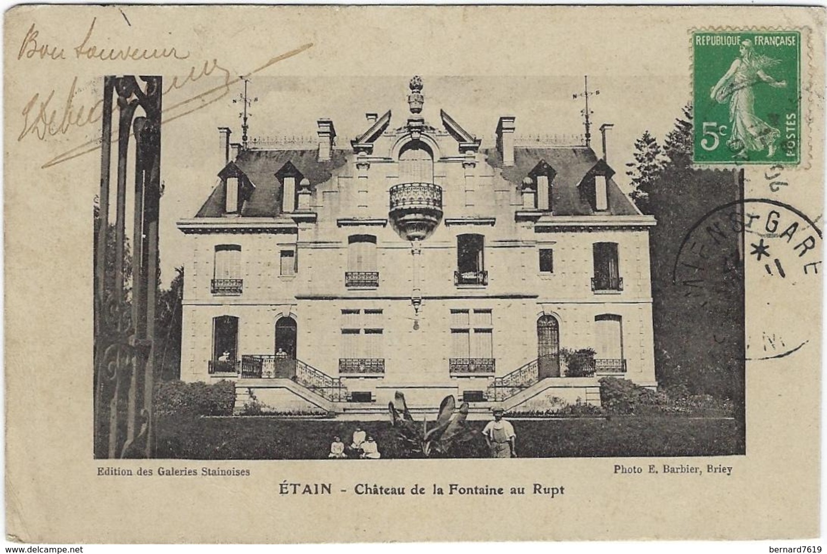 55 Etain  Chateau De La Fontaine  Au Rupt - Etain