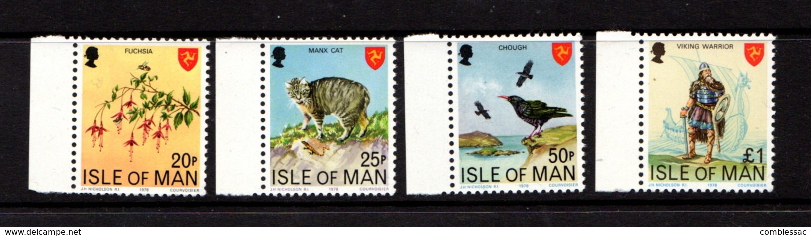 ISLE  OF  MAN    1978    Various  Designs    High  Values    Set  Of  4   MNH - Isle Of Man