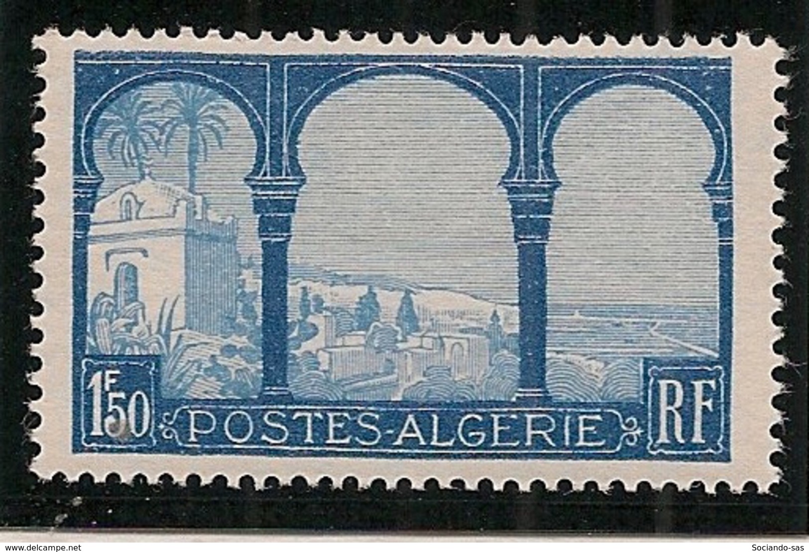 Algérie - 1927 - N°Yv. 83b - Mustapha 1f50 - Variété 5em Arbre - Neuf * / MH VF - Ungebraucht