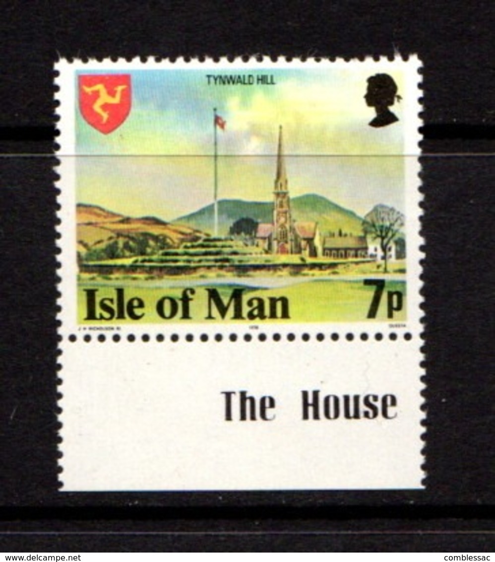 ISLE  OF  MAN    1978    7p  Tynwald  Hill    Perf  14 1/2     MNH - Isle Of Man