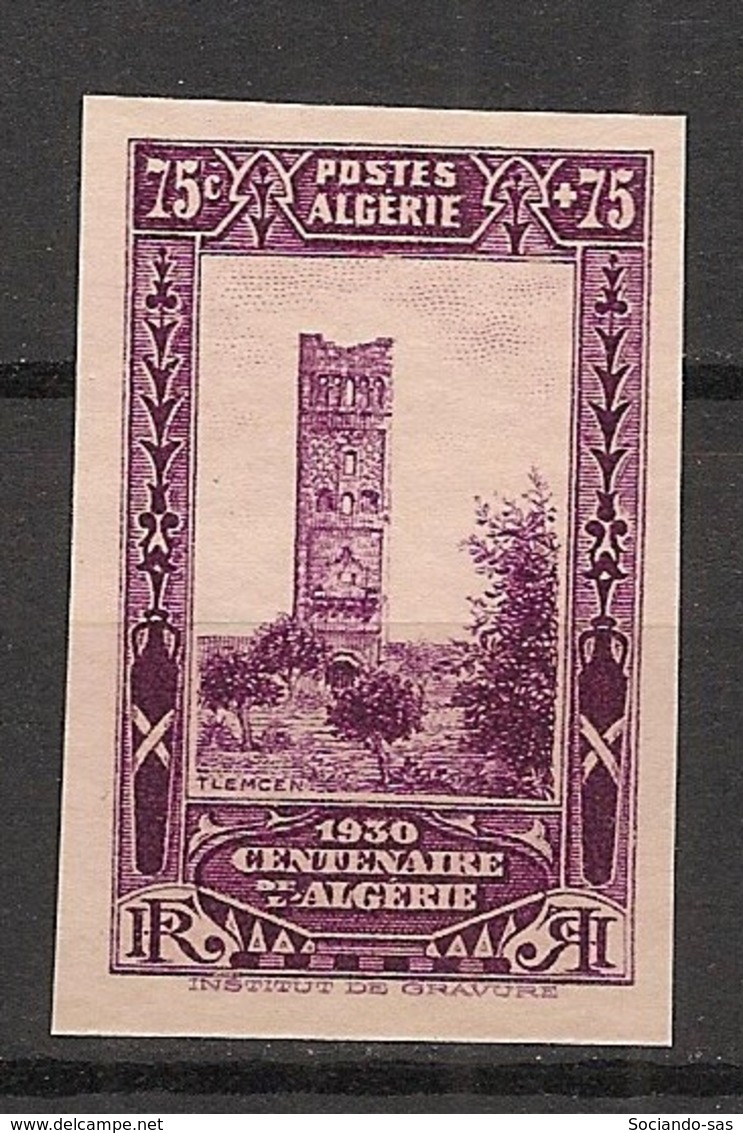 Algérie - 1930 - N°Yv. 94 - Centenaire 75c+75c - Non Dentelé / Imperf. - Neuf Luxe ** / MNH / Postfrisch - Ungebraucht