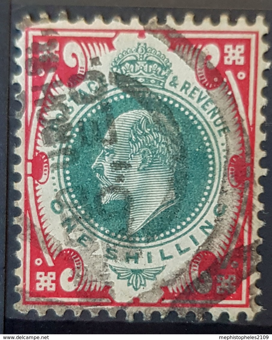 GREAT BRITAIN 1902/11 - Canceled - Sc# 138 - 1sh - Oblitérés