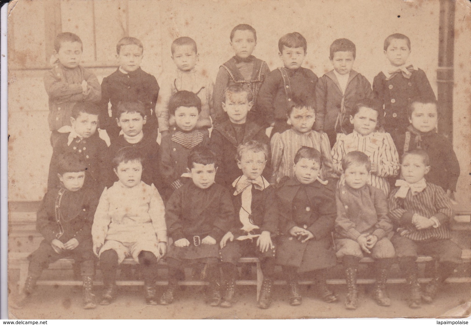 Photographie Bedarieux Groupe D' Enfants Photo Scolaire Petite Classe 1910/20  ( Ref 191161 ) - Personnes Identifiées