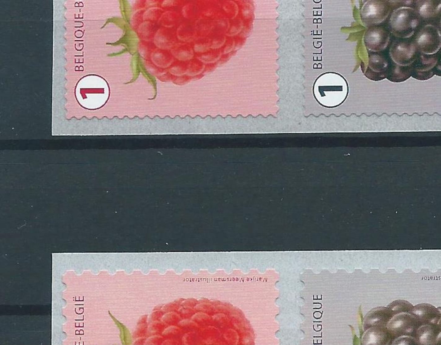 Timbres Rouleaux Rolzegels Fruits Petite Dentelure Fraise Kleine Tanding VF 9,2 € - Rollen