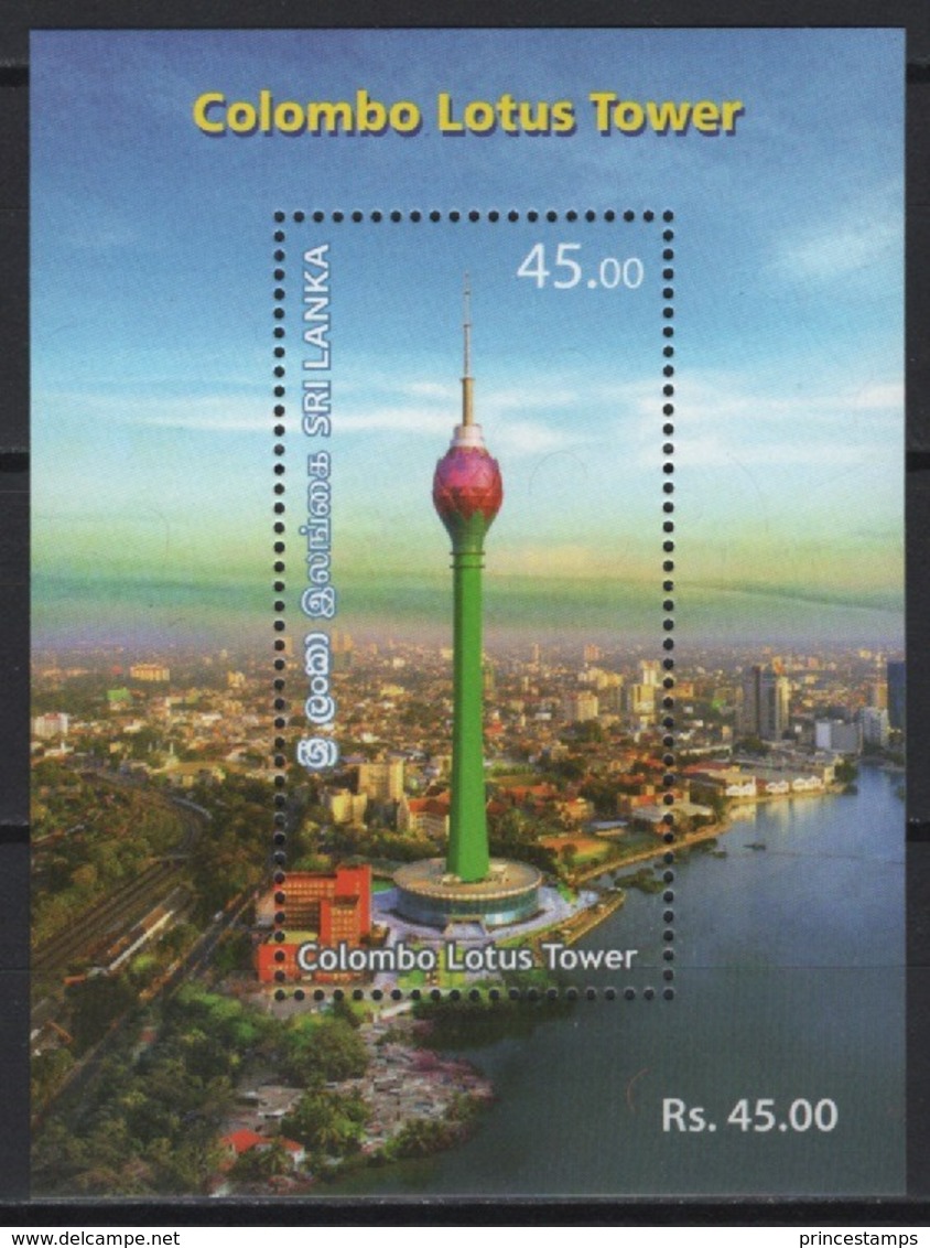 Sri Lanka (2019)  - Block -   /  Tourism - Heritage - Patrimonio - Colombo Lotus Tower - Architecture - Otros & Sin Clasificación