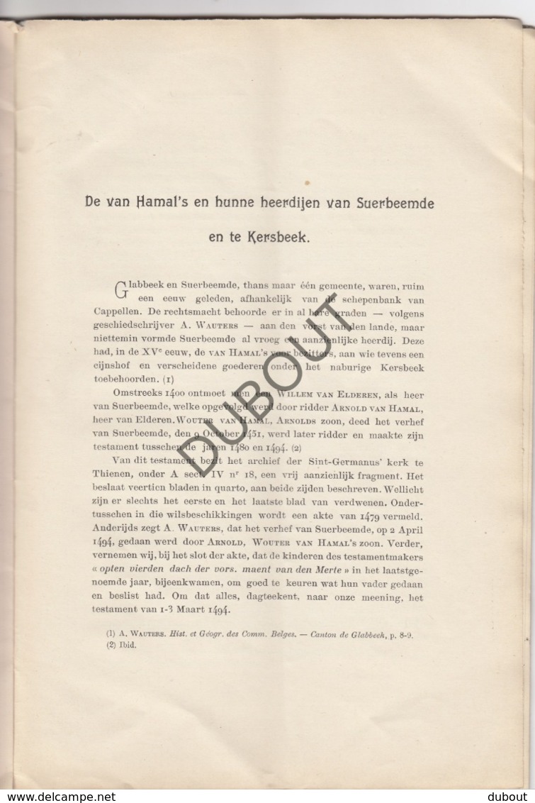 TIENEN 1908 Hagelandse Gedenkschriften, Extract, Merkwaardige Gebeurtenissen 1813-1815  (R405) - Non Classés