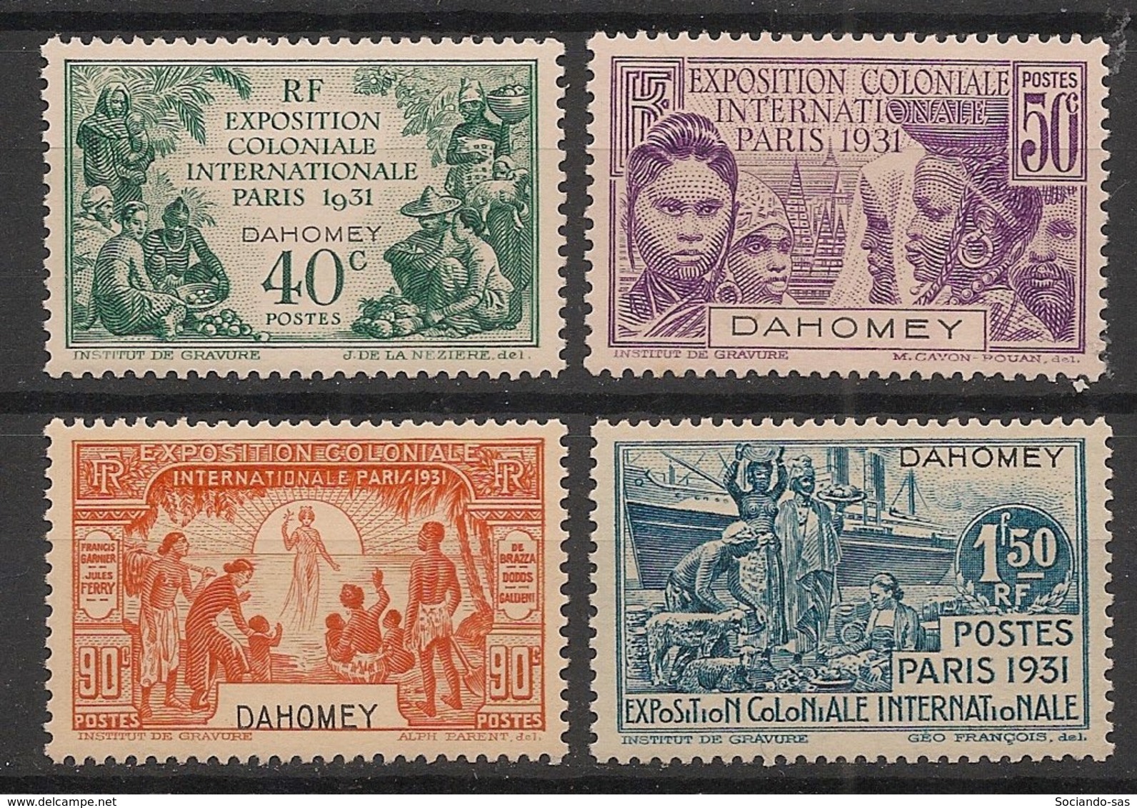 Dahomey - 1931 - N°Yv. 99 à 102 - Série Complète - Exposition Coloniale - Neuf Luxe ** / MNH / Postfrisch - Ungebraucht