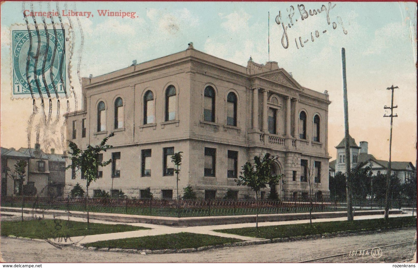 Canada Manitoba Winnipeg Carnegie Library - Winnipeg