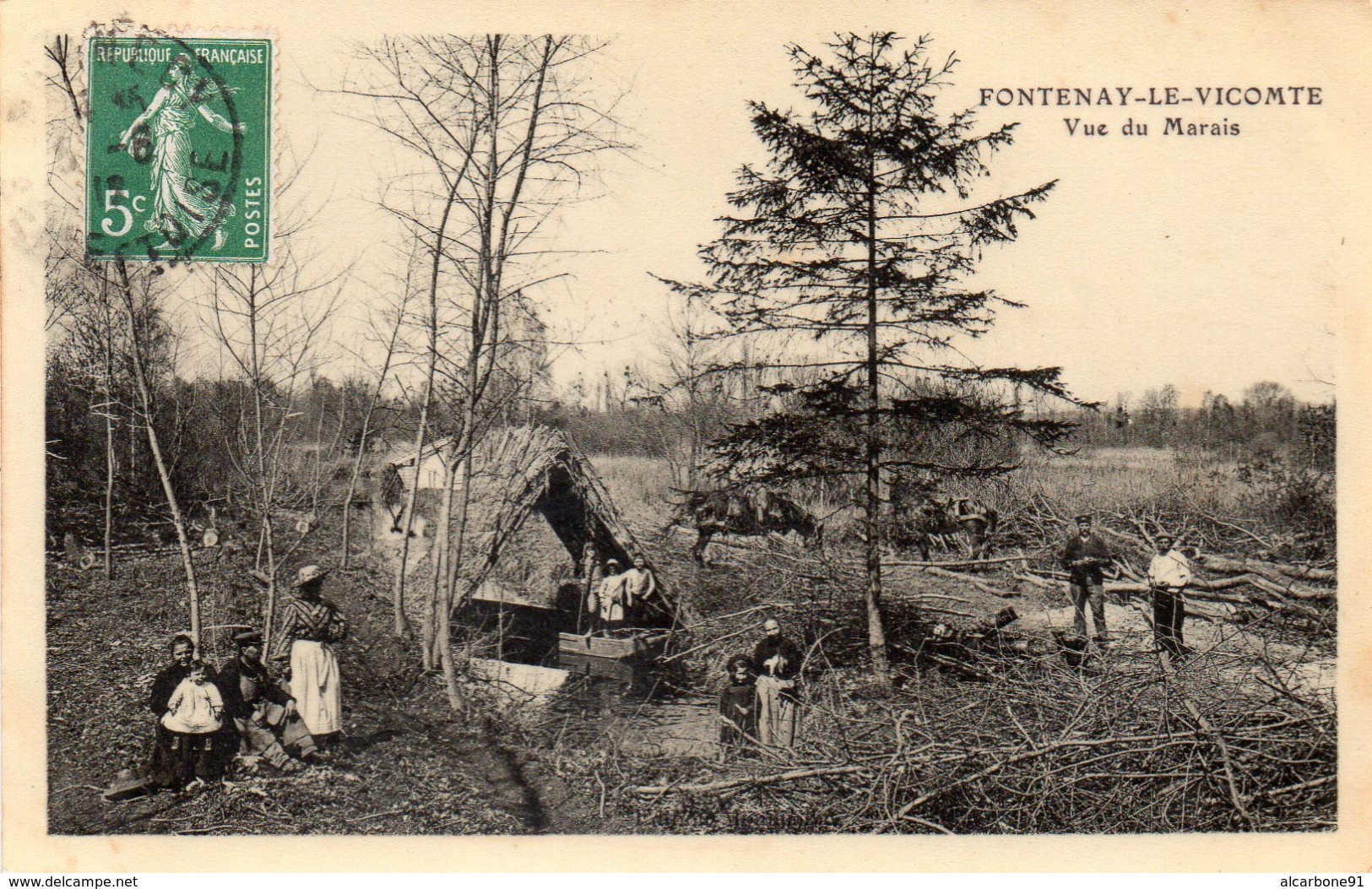 FONTENAY LE VICOMTE - Vue Du Marais - Autres & Non Classés