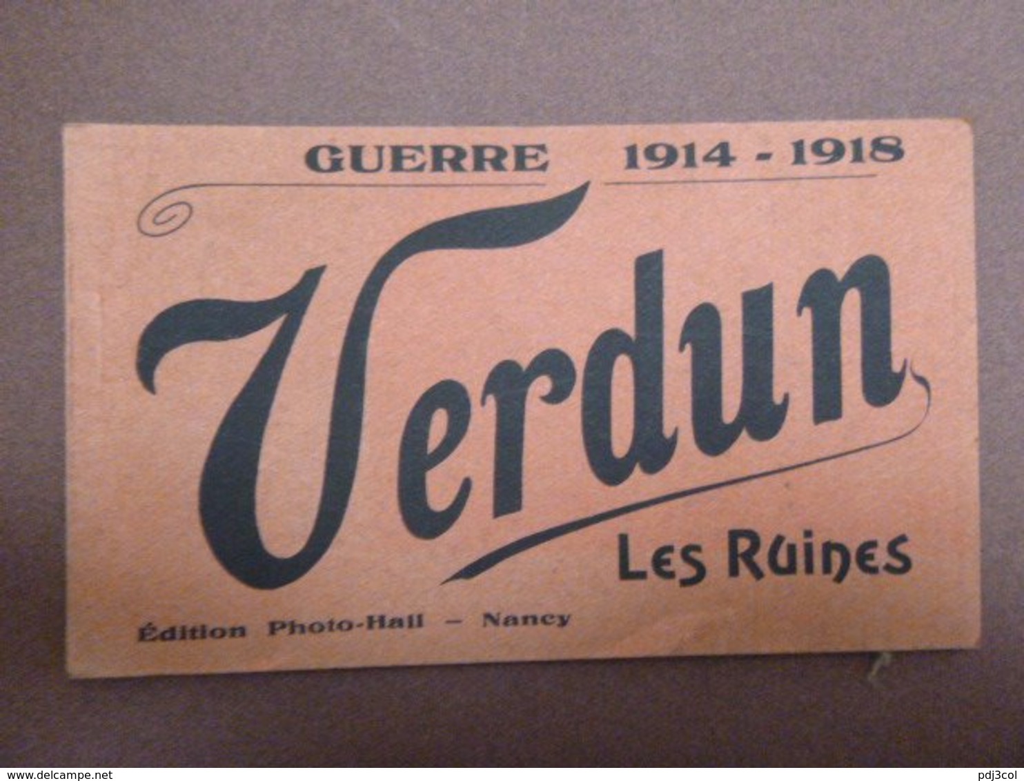 Carnet De 10 Cartes Détachables (sur 12) - VERDUN - LES RUINES - Guerre 1914-1918 - Other & Unclassified