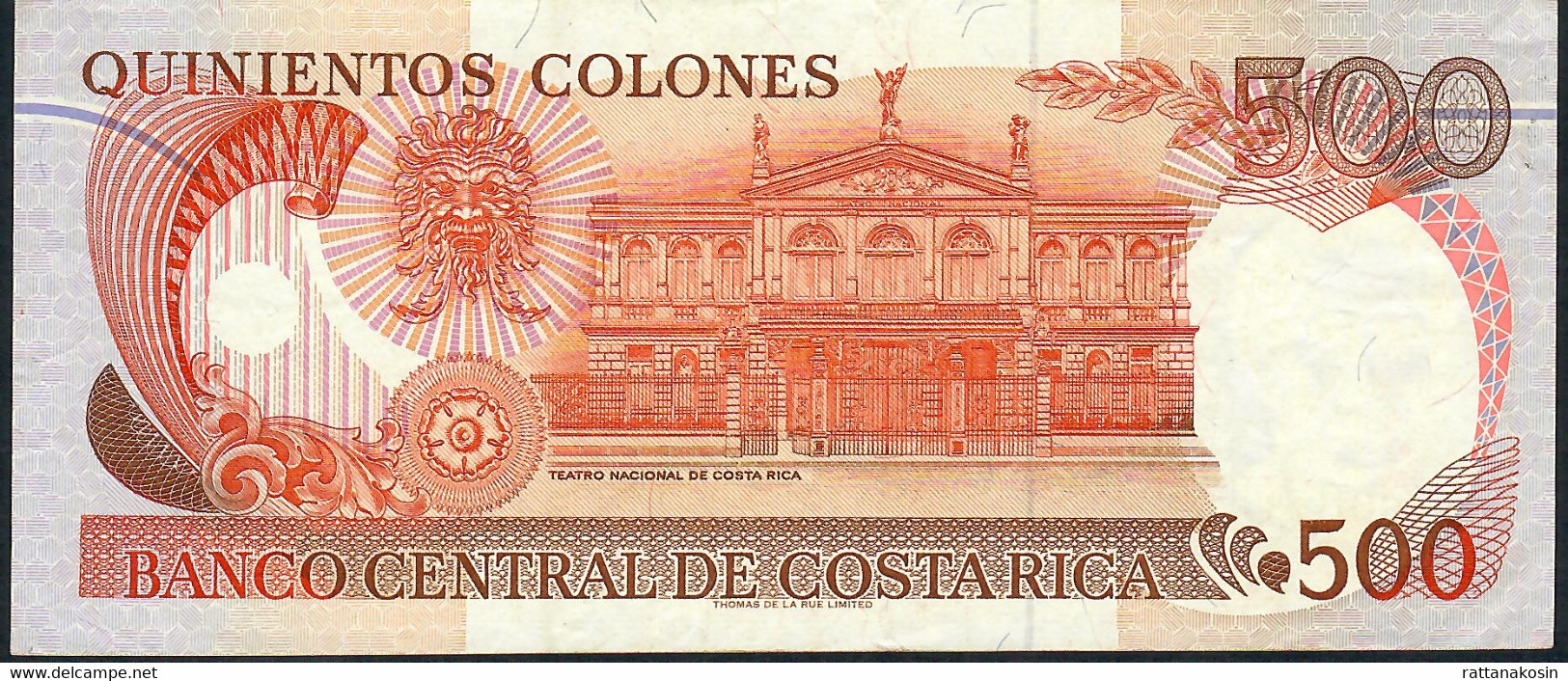 Costa Rica P262 500 COLONES 6 Julio 1994 Serie D  XF - Costa Rica